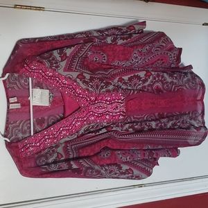 Madison Floral Tunic with built-in tank top